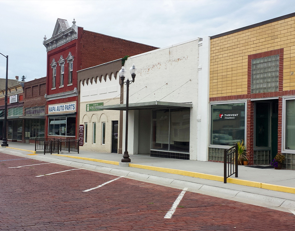 Scribner Downtown Revitalization Plan completed project